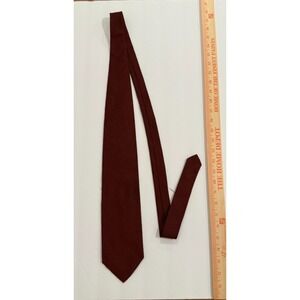 Ferrell Reed Nordstrom Red Vintage Tie Silk Woven in England, Made by Hand